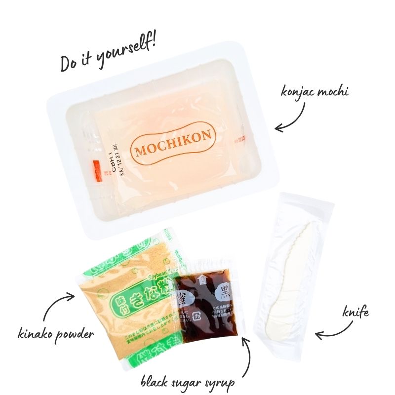 Mochikon Konjac Jelly – Bruine Suiker & Kinako