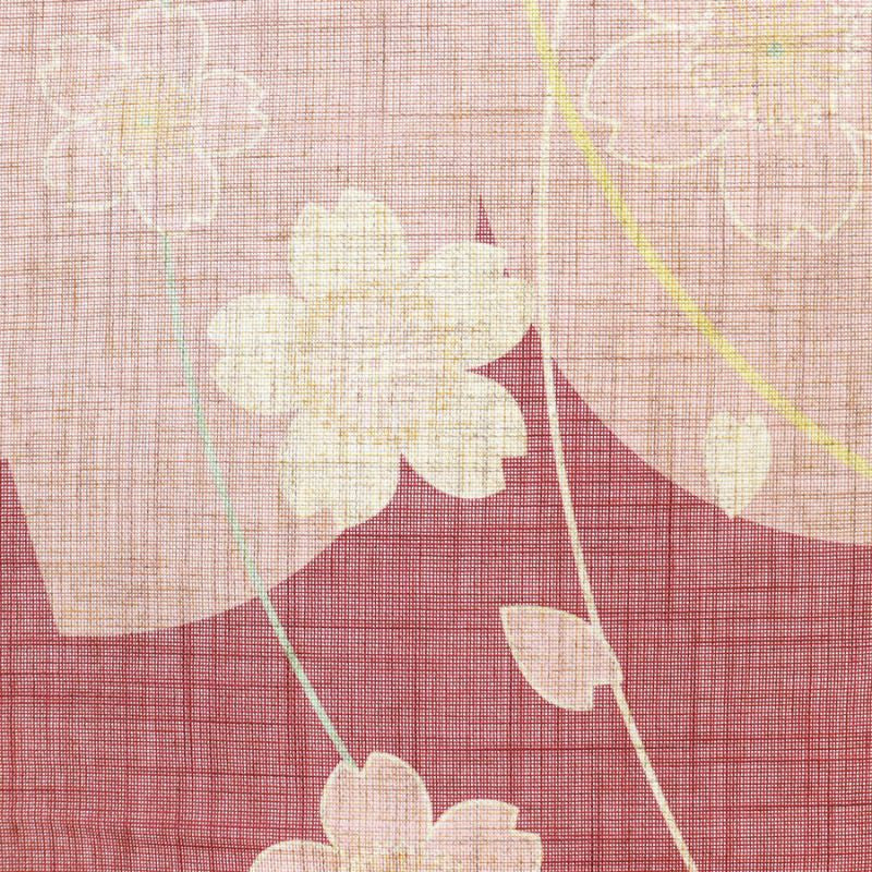 Japanse Noren Sakura bloem - 85 x 150 cm