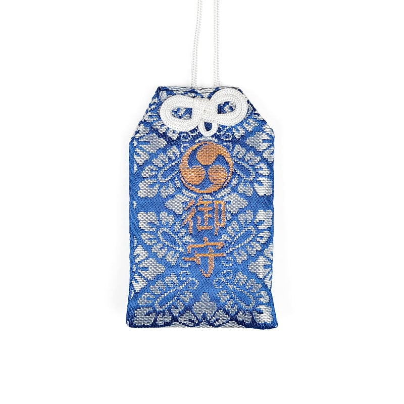 Japans Omamori Tomoe Blauw