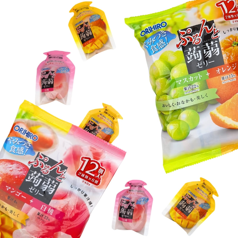 Orihiro Konjac Jelly - Muskaat & Sinaasappel