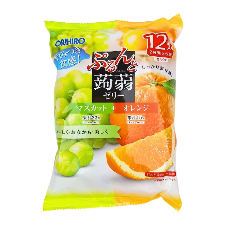 Orihiro Konjac Jelly - Muskaat & Sinaasappel