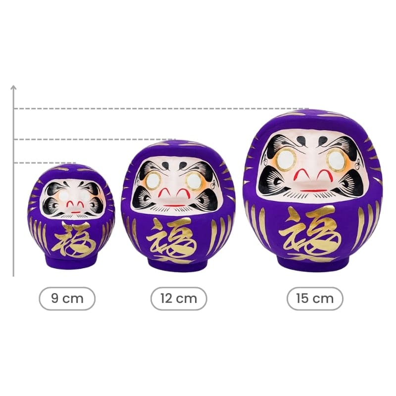 Paarse Japanse Daruma