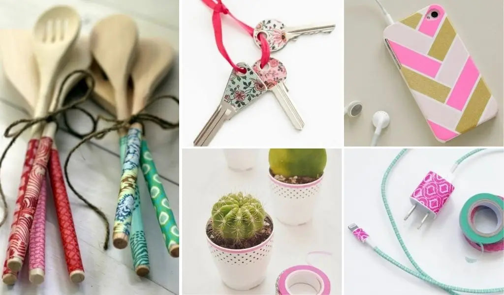 personaliseer met masking tape