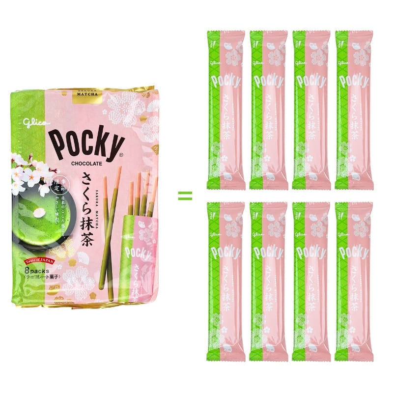 Pocky Sticks - Sakura Matcha