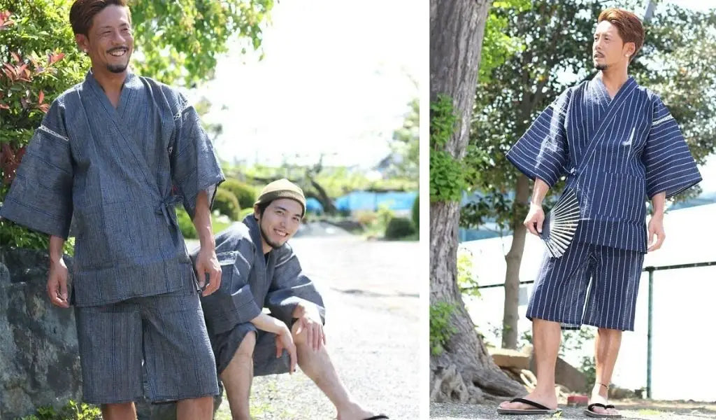 hoe draag je de Japanse jinbei