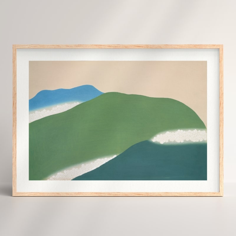Poster - Japanse Bergen A3