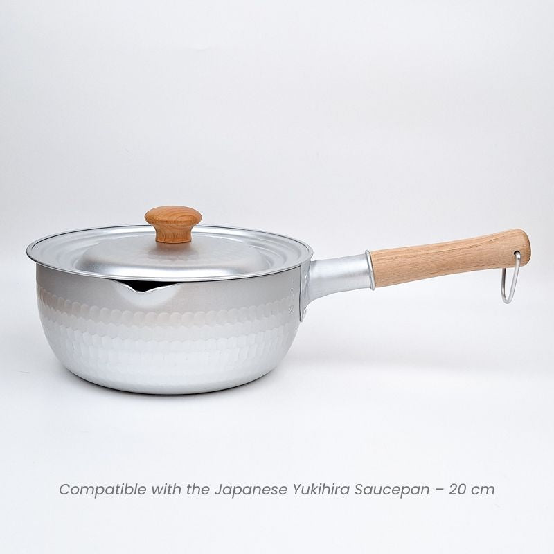 Japanse Deksel met Houten Knop 16–20 cm