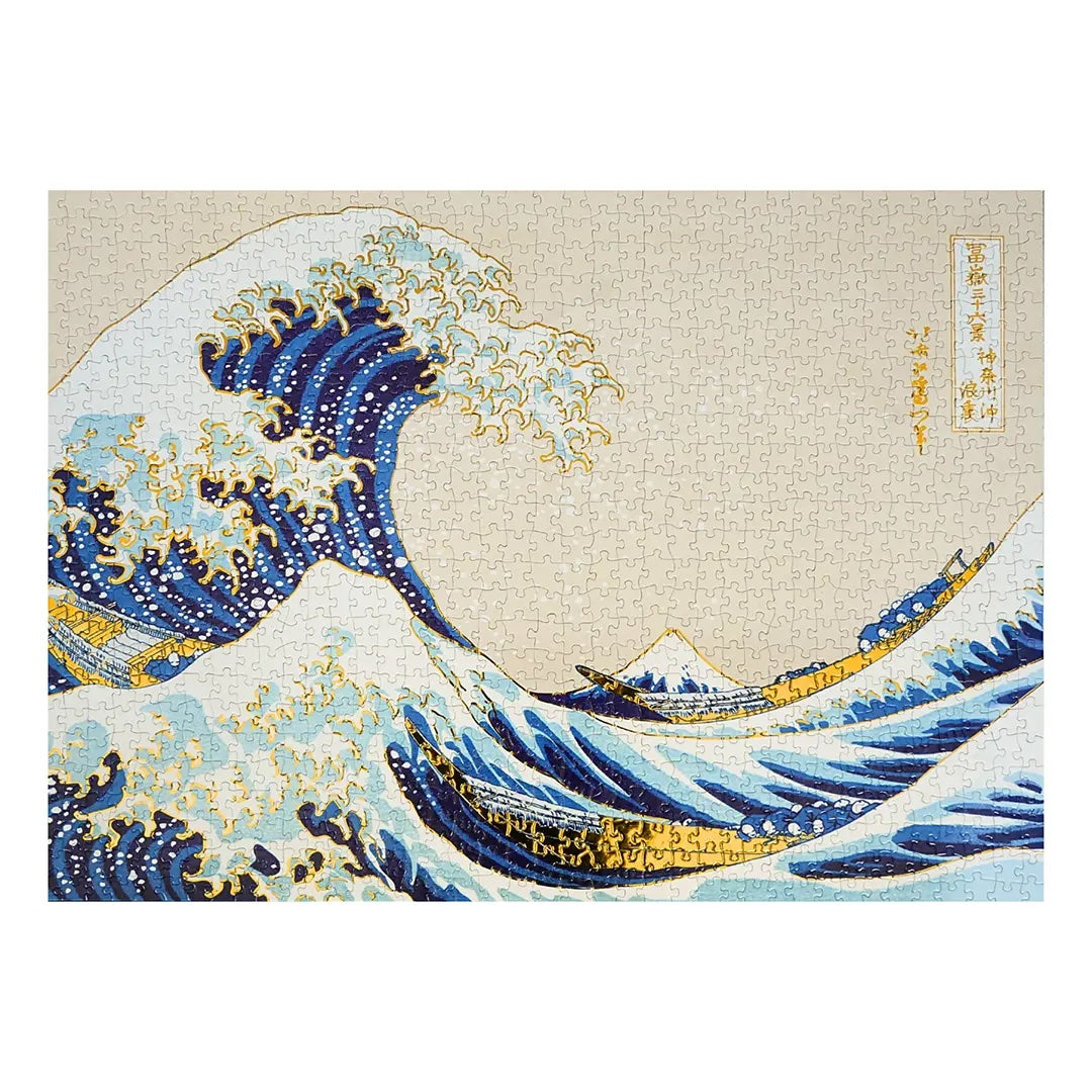 Puzzel De Grote Golf van Kanagawa - 1000 Stukjes