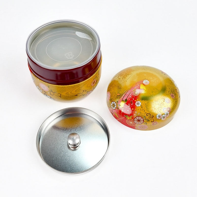 Ronde Theebus - Goud & Rood