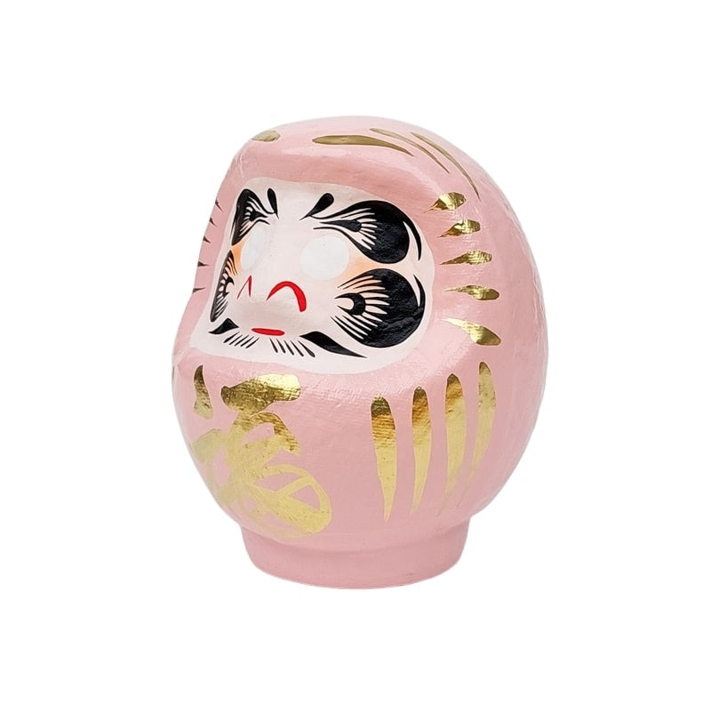 Roze Japanse Daruma - 9 tot 15 cm