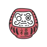 Roze keramische Chinese lantaarn met een zwarte binnenkant en rode “福”-tekens.