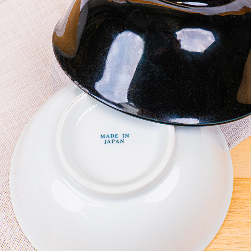 Set 2 Japanse Kommen - Zwart-Wit