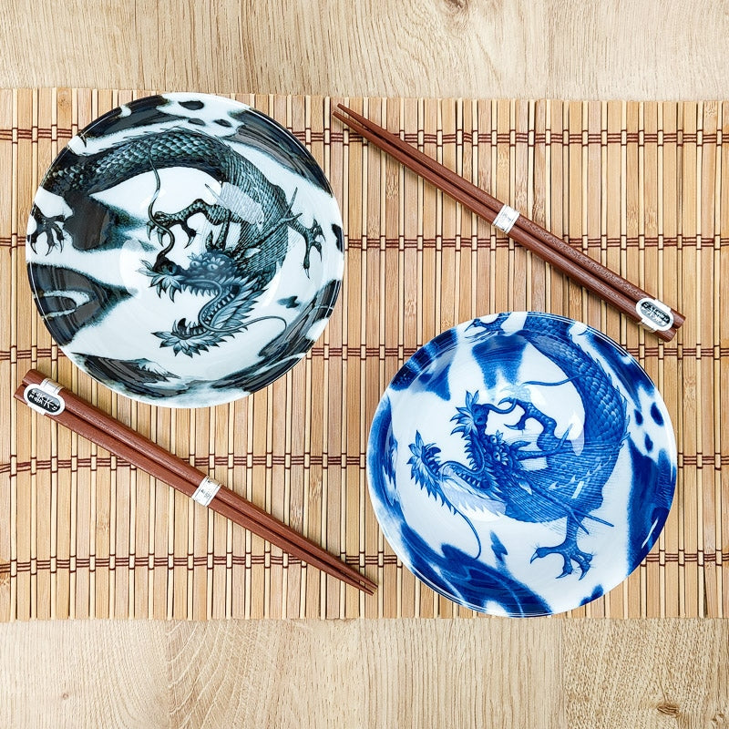 Set van 2 Japanse Kommen - Draak