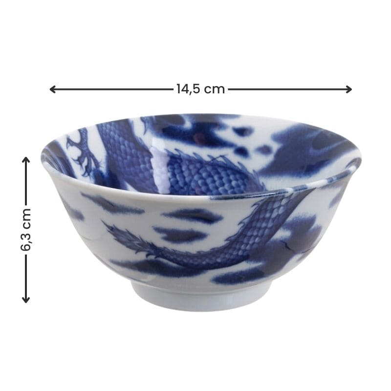 Set van 2 Japanse Kommen - Draak