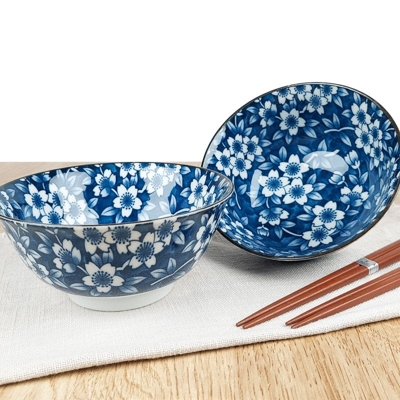 Set van 2 Japanse Rijstkommen