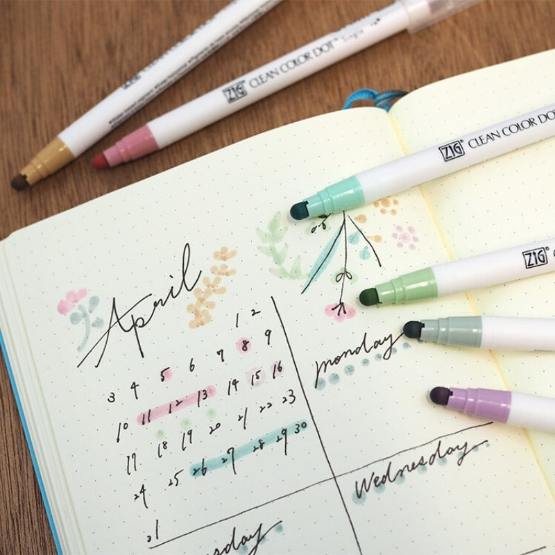 Set van 6 Dot Smoky Highlighters