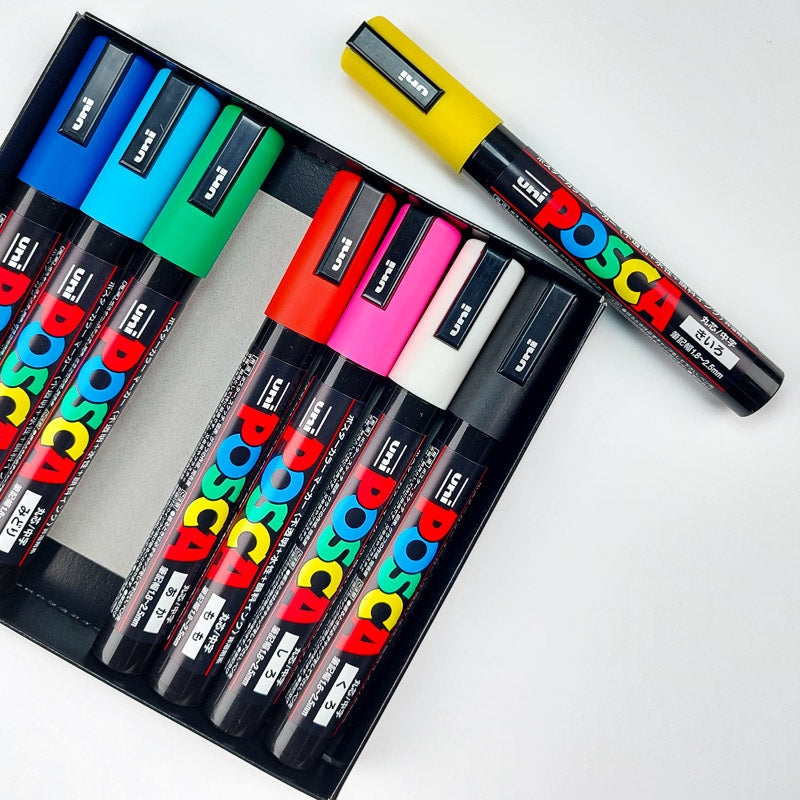 Set van 8 Posca Markers