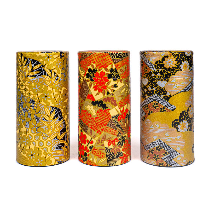 Set van Drie Theeblikken - Kogane