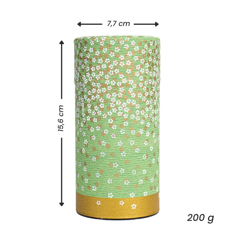 Set van Twee Theeblikken met Washi Papier - Hanazono