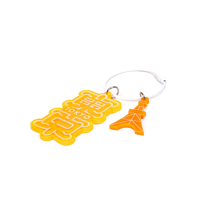 Sleutelhanger - Tokyo Neon Oranje