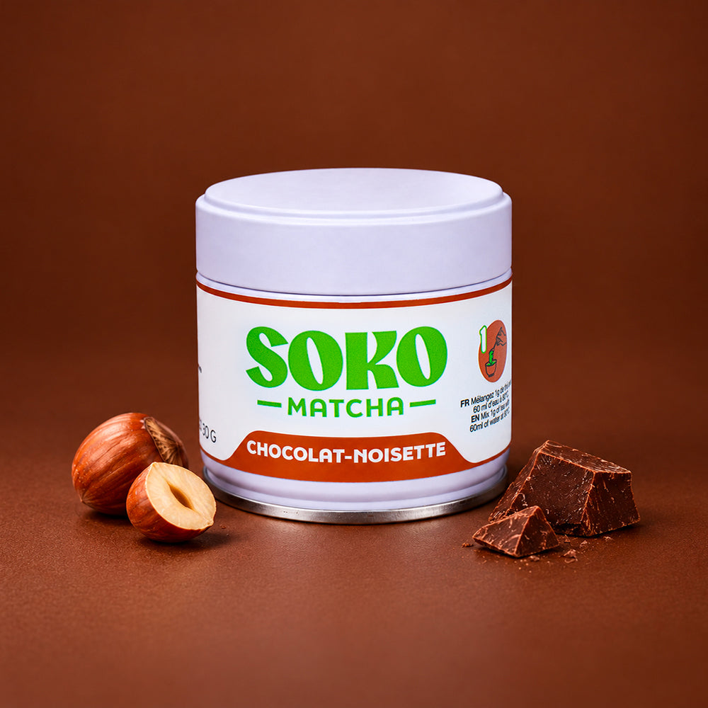 Soko Matcha Thee - Chocolade-Hazelnoot