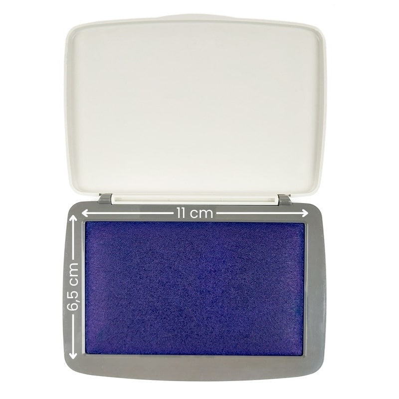 Stempelkussen -Blauw