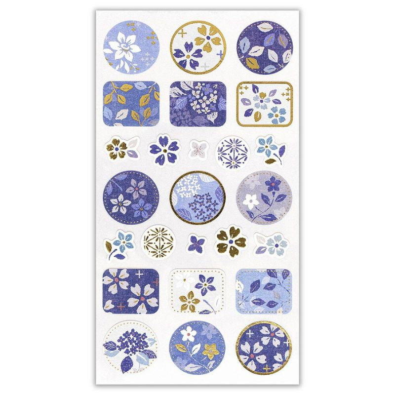 Japanse indigo stickers