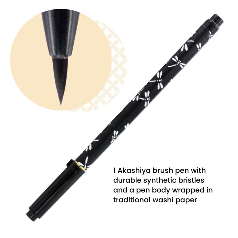 Sutra Copying Set met Tombo Brush Pen