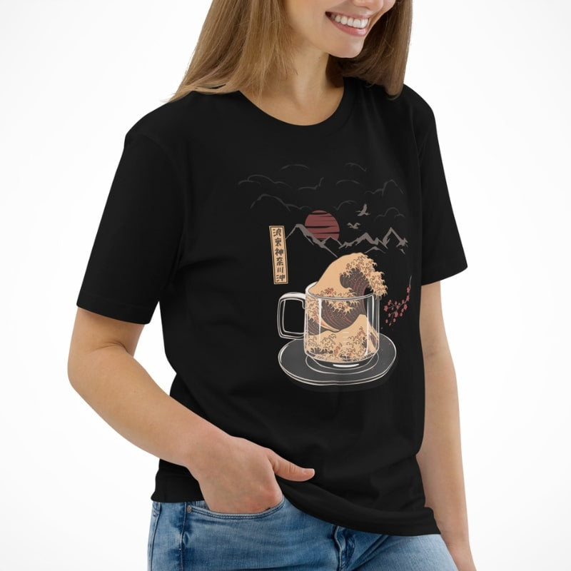 Japans T-shirt Kanagawa Koffie