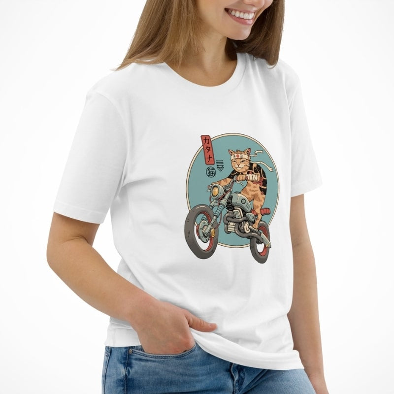 Japans T-shirt Neko Rider