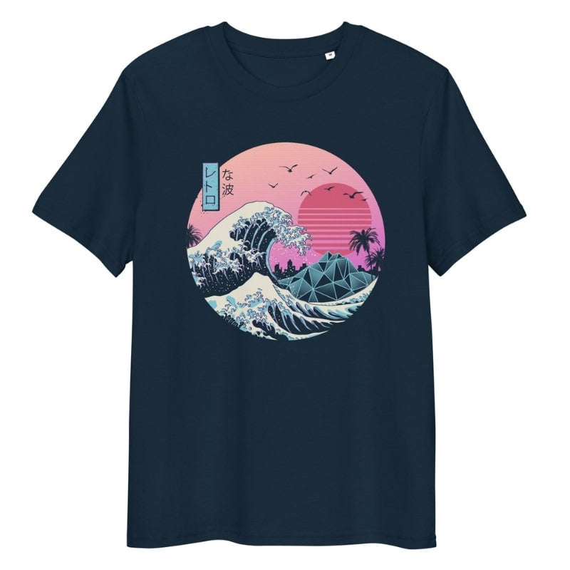 Japans Retro Kanagawa T-shirt - S