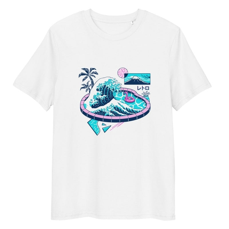 Het grote zwembad van Kanagawa Japans T-shirt - S