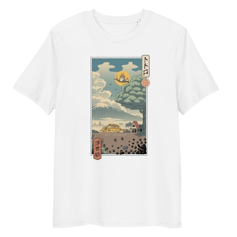 Japans Ukiyo-e Boswachters T-shirt - S / Wit