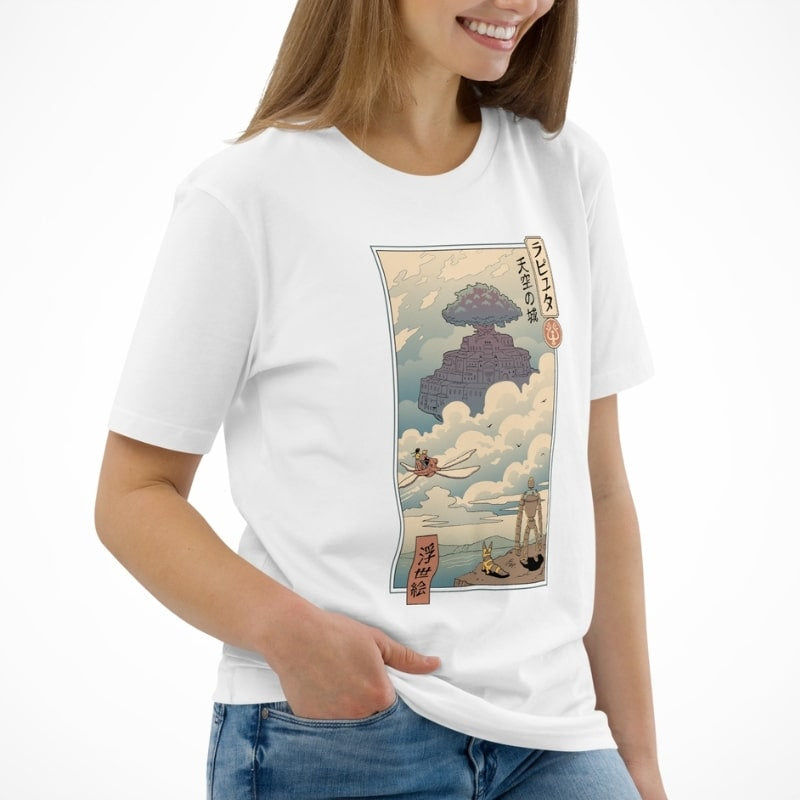 Japans Ukiyo-e Laputa T-shirt