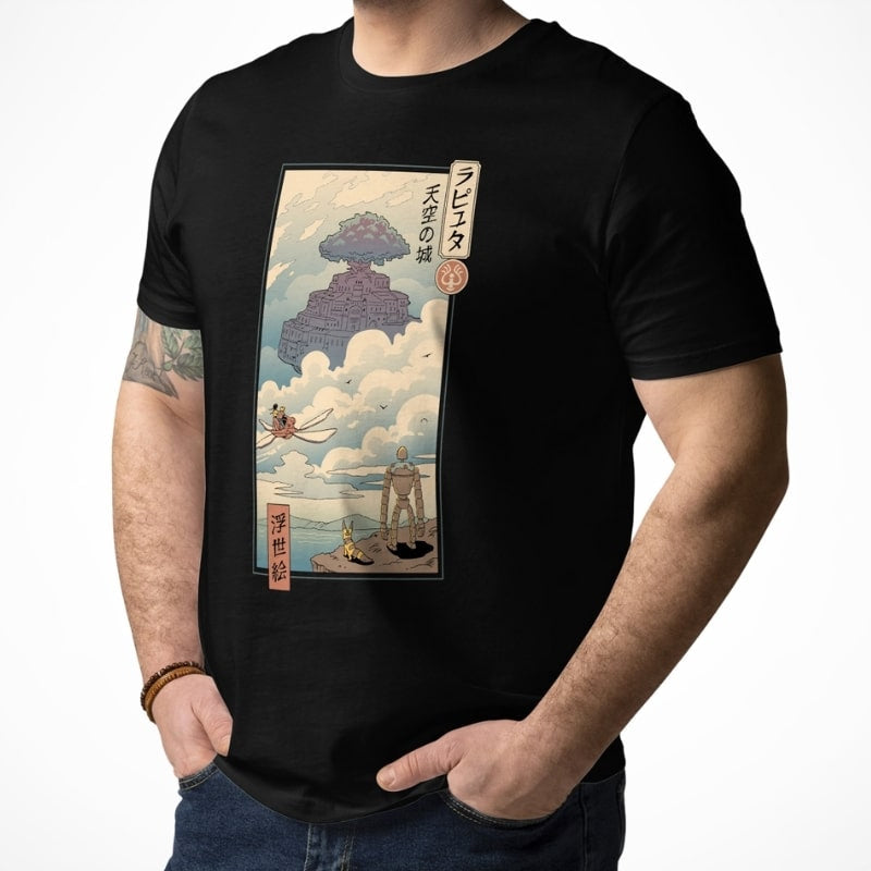 Japans Ukiyo-e Laputa T-shirt