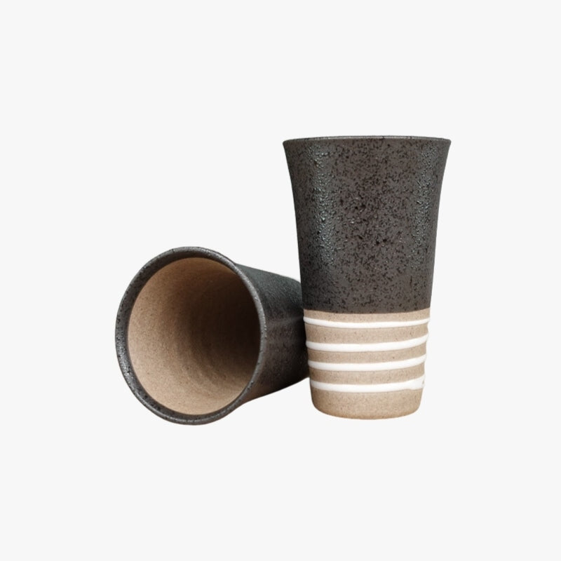 Japanse Terracotta Beker - Zwart
