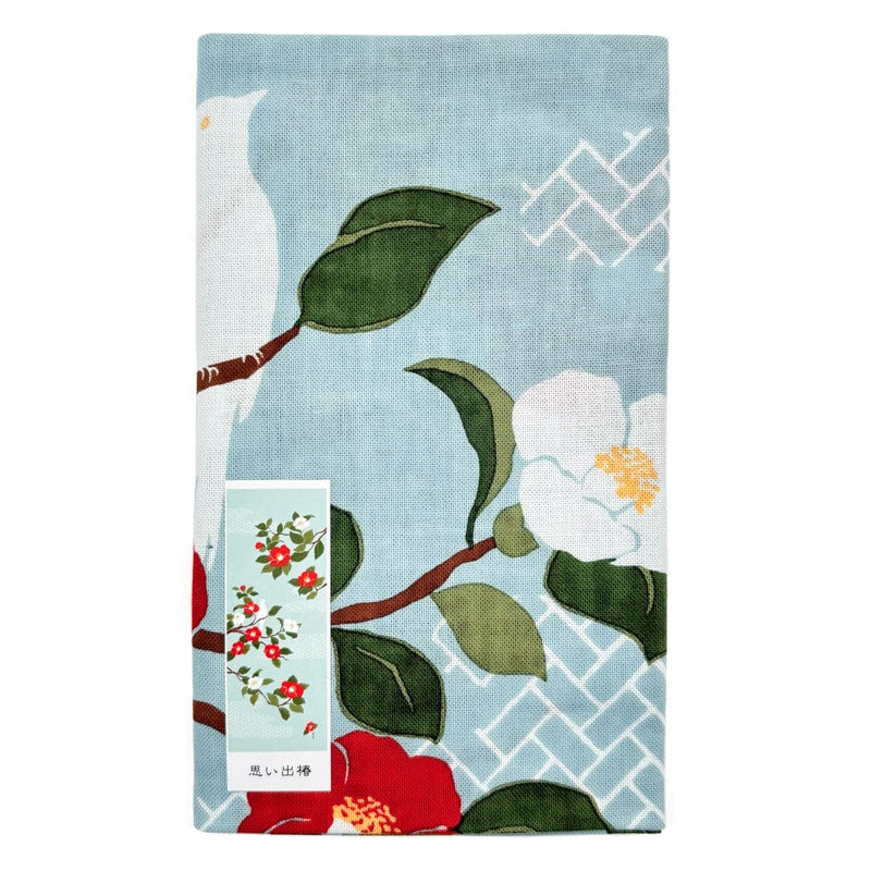 Tenugui Handdoek - Camellia