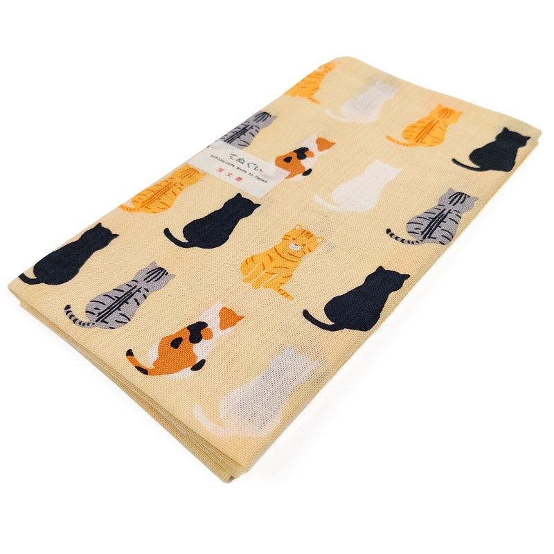 Tenugui Handdoek - Katten
