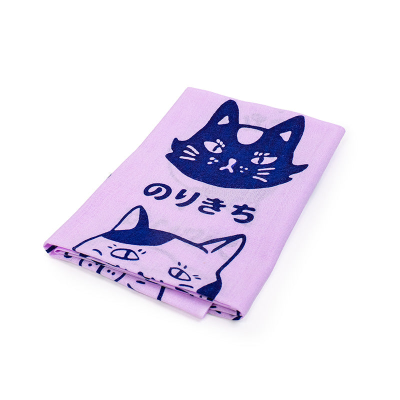 Tenugui Handdoek - Kattenprint
