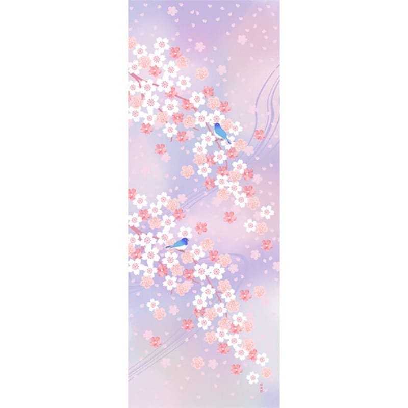 Tenugui Japonais Sakura Ame