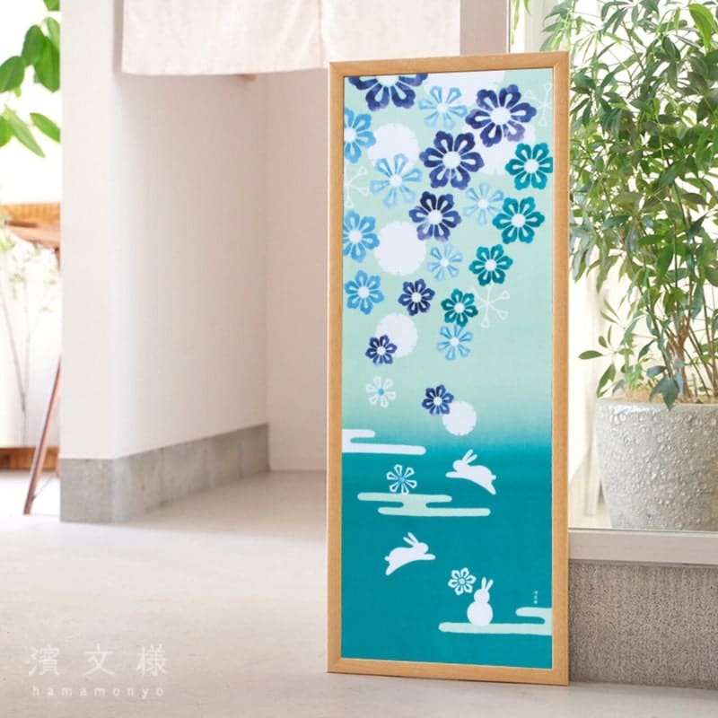 Tenugui Japonais Yukihana Usagi