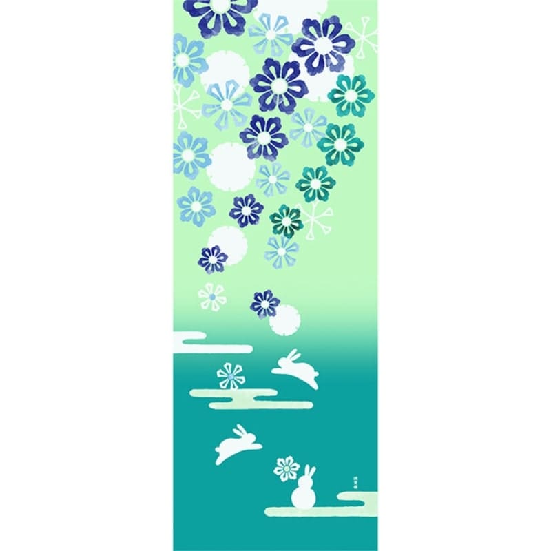 Tenugui Japonais Yukihana Usagi