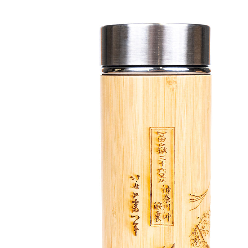 Theefles Bamboe Grote Golf van Kanagawa - 400ml