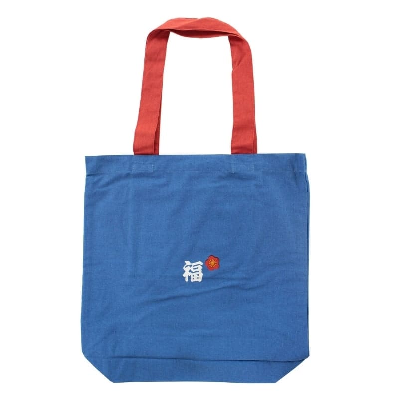 Tote Bag - Blauw Maneki Neko Zegen