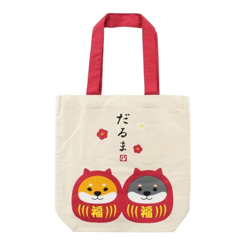 Tote Bag - Ivoor Shiba Daruma