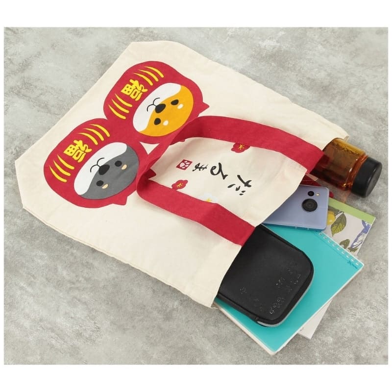 Tote Bag - Ivoor Shiba Daruma