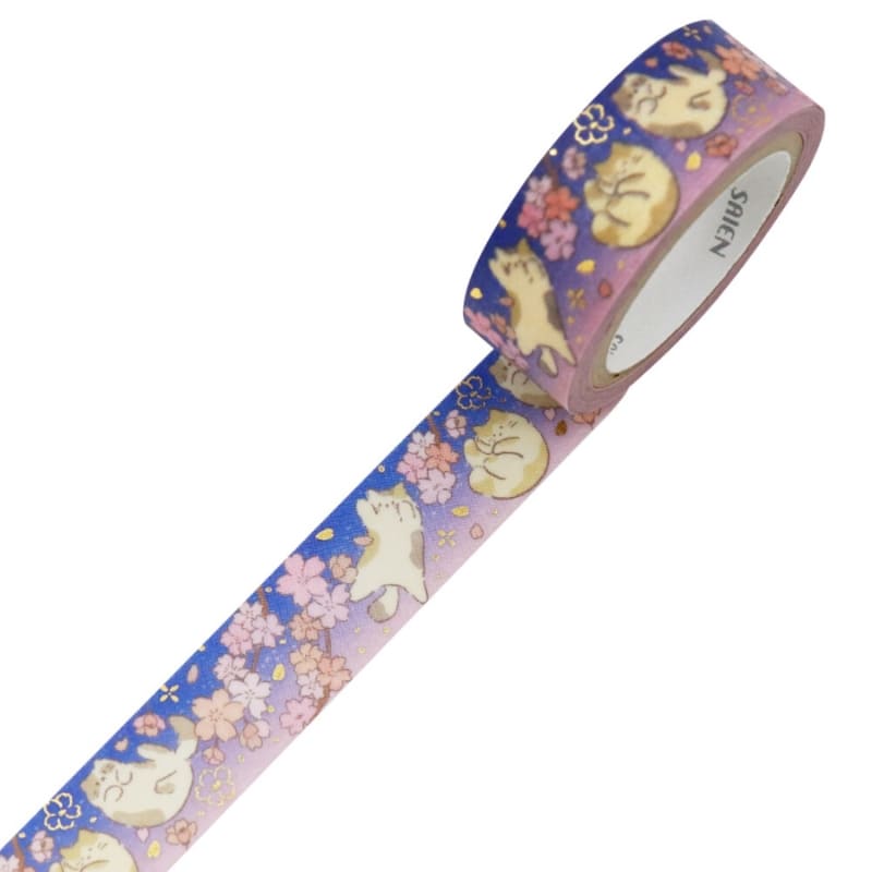 Japanse Washi Tape Sakura Kat