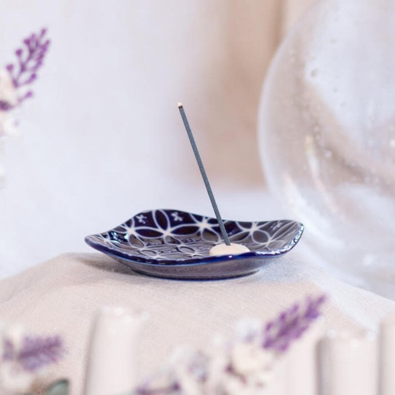Wierookhouder Keramiek - Blauw - Shippoh