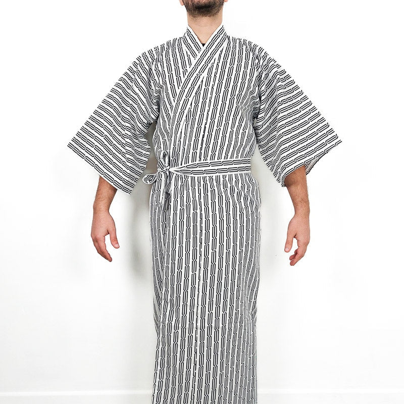 Witte Kimono Yukata M