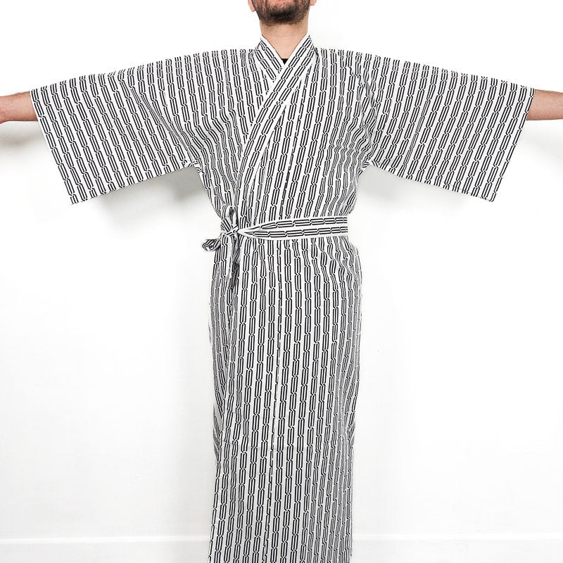 Witte Kimono Yukata